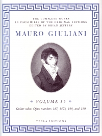 Giuliani Complete Works Vol 15 Op147-150 Guitar Sheet Music Songbook