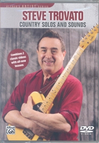 Steve Trovato Country Solos & Sounds Guitar Dvd Sheet Music Songbook