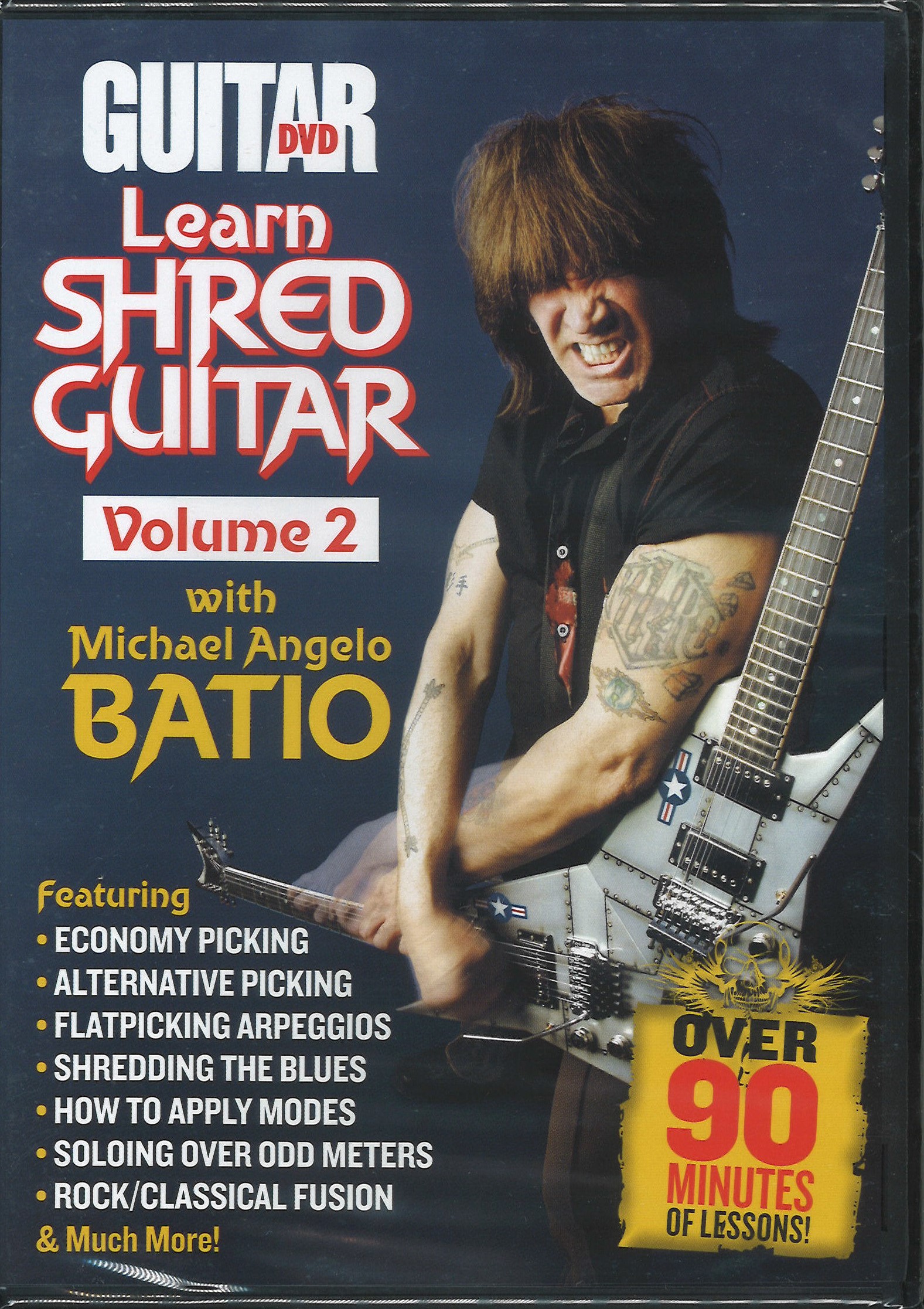 Guitar World Learn Shred Guitar Vol 2 Batio Dvd Sheet Music Songbook