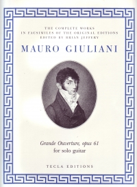 Giuliani Grande Ouverture Op61 Solo Guitar Sheet Music Songbook