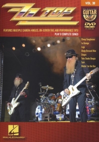 Guitar Play Along Dvd 38 Zz Top Sheet Music Songbook