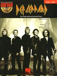 Guitar Play Along 145 Def Leppard Book & Cd Sheet Music Songbook