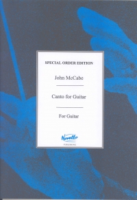 John Mccabe Canto Guitar Sheet Music Songbook