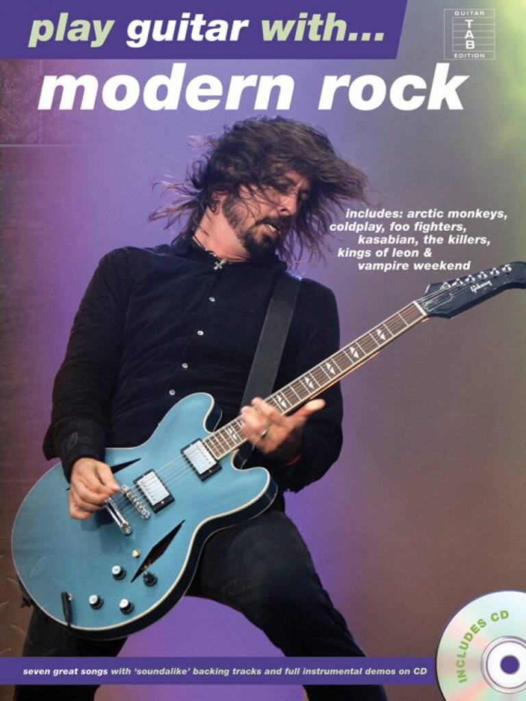 Play Guitar With Modern Rock Book & Cd Sheet Music Songbook