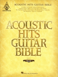 Acoustic Hits Guitar Bible Tab Sheet Music Songbook