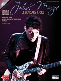 John Mayer Legendary Licks Guitar Tab + Cd Sheet Music Songbook
