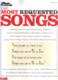 Most Requested Songs Easy Guitar Strum & Sing Sheet Music Songbook