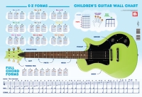 Childrens Guitar Wall Chart Bay Sheet Music Songbook