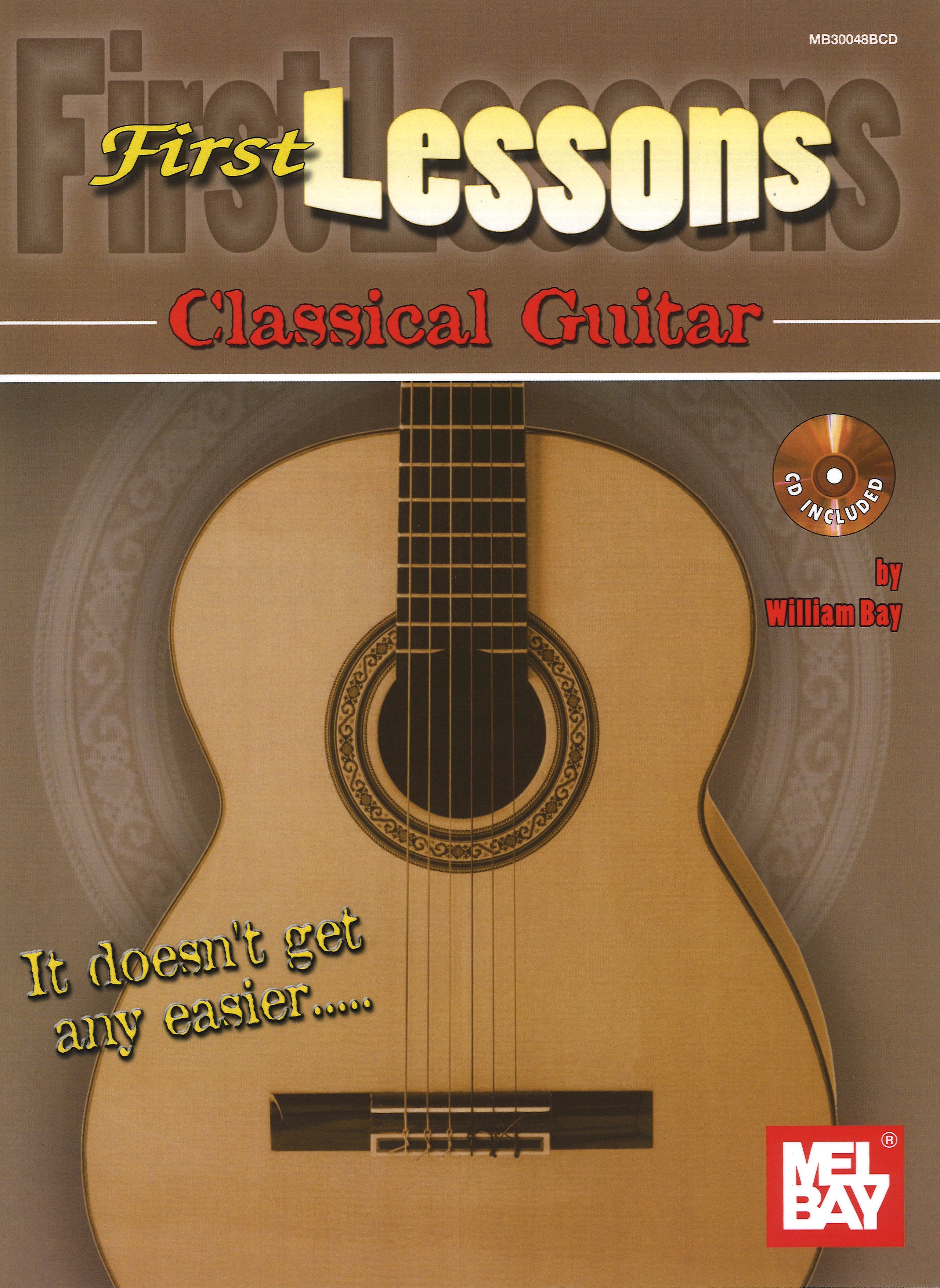 First Lessons Classical Guitar Bay Book & Cd Sheet Music Songbook