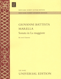 Marella Sonata A 2 Guitars New Karl Scheit Edition Sheet Music Songbook