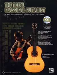 Total Classical Guitarist Masters Book & Cd Sheet Music Songbook