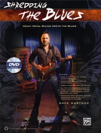 Shredding The Blues Martone Guitar Book & Dvd Sheet Music Songbook