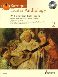 Baroque Guitar Anthology Vol 2 Book & Cd Sheet Music Songbook