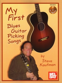 My First Blues Guitar Picking Songs Book & Cd Sheet Music Songbook
