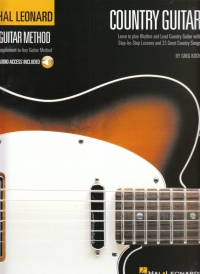 Hal Leonard Guitar Method Country Guitar + Online Sheet Music Songbook