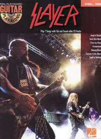 Guitar Play Along 156 Slayer Book & Cd Sheet Music Songbook