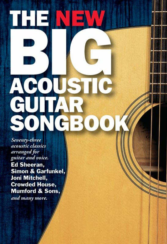New Big Acoustic Guitar Songbook Sheet Music Songbook