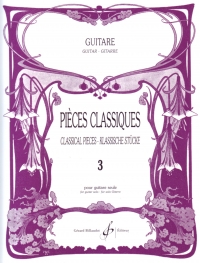 Pieces Classiques Vol 3 Lautrec Solo Guitar Sheet Music Songbook