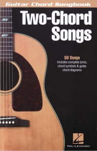 Guitar Chord Songbook Two Chord Songs Sheet Music Songbook