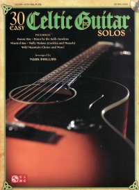 30 Easy Celtic Guitar Solos Book + Cd Sheet Music Songbook