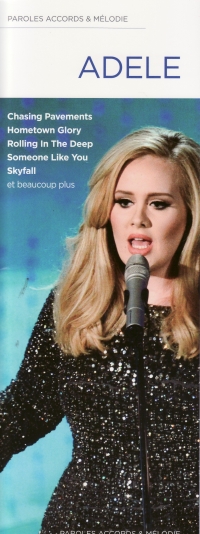 Adele Paroles Accords & Melodies Guitar Sheet Music Songbook