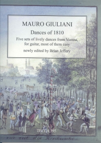 Giuliani Dances Of 1810 Guitar Jeffery Paperback Sheet Music Songbook