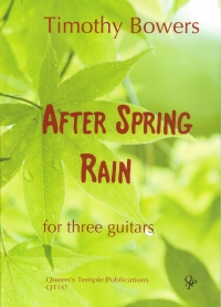Bowers After Spring Rain Guitar Trio Sheet Music Songbook