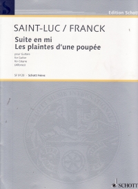Saint-luc Suite In E Guitar Sheet Music Songbook
