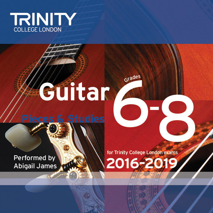 Trinity Guitar Cd 2016-2019 Grades 6 - 8 Sheet Music Songbook