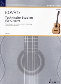 Kovats Technical Studies For Guitar Sheet Music Songbook