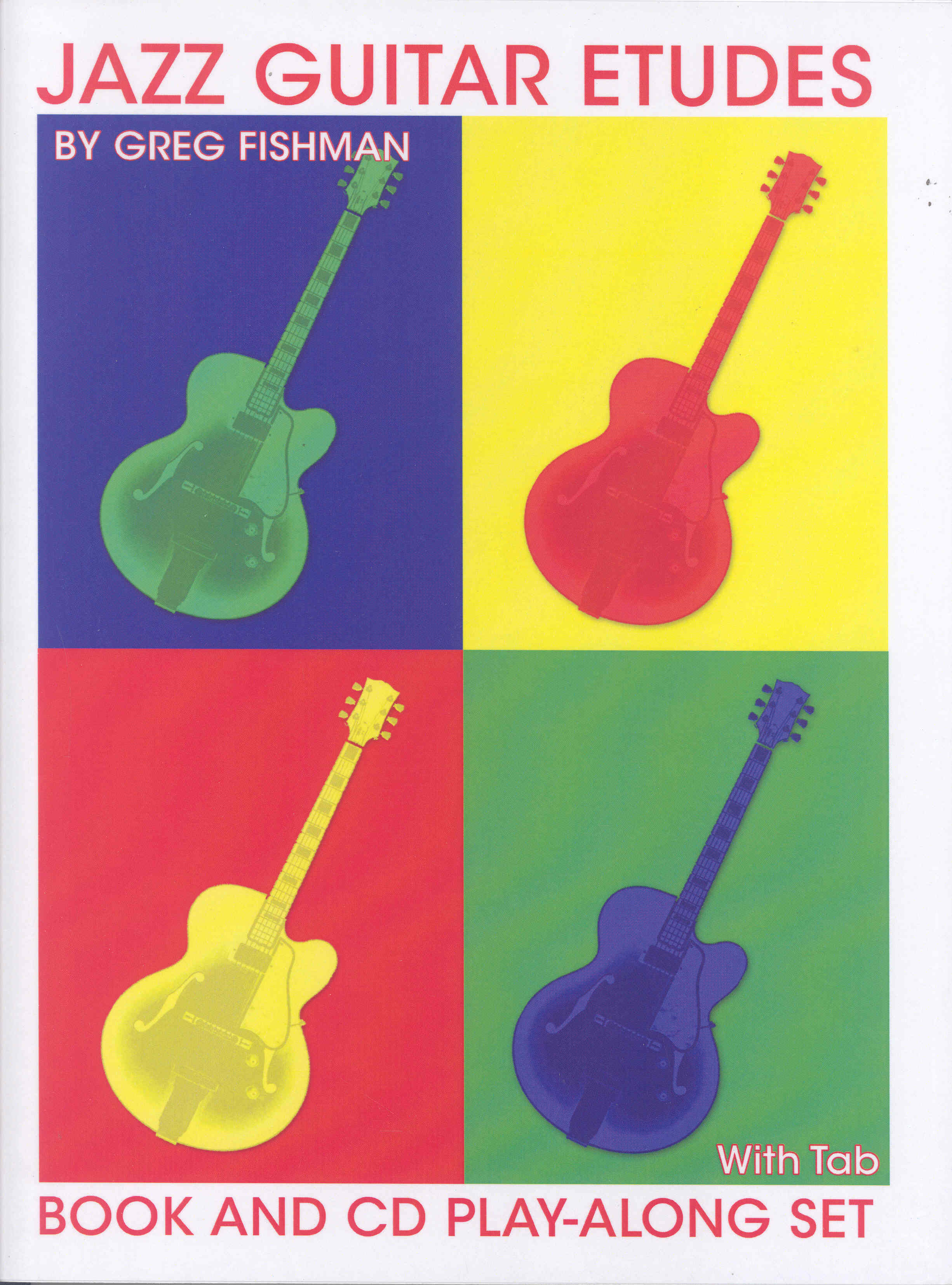 Jazz Guitar Etudes Fishman + Cd Sheet Music Songbook