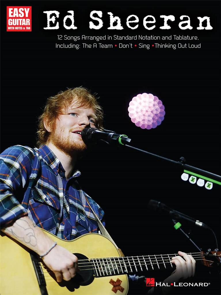 Ed Sheeran For Easy Guitar Tab Sheet Music Songbook