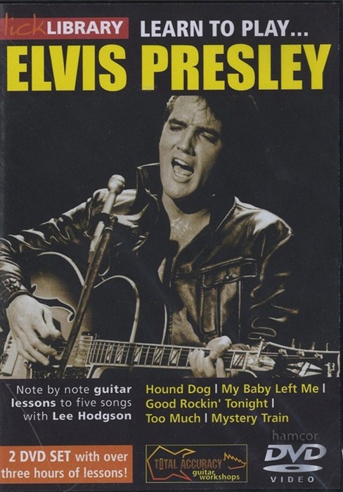 Learn To Play Elvis Presley Lick Library Dvd Sheet Music Songbook