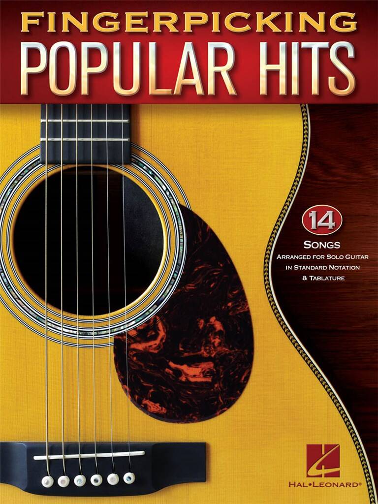 Fingerpicking Popular Hits Guitar Tab Sheet Music Songbook