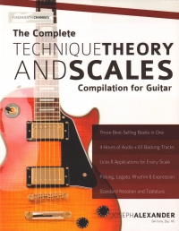 Complete Technique Theory & Scales Compilation Gtr Sheet Music Songbook