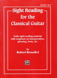 Sight Reading For The Classical Guitar 1-3 Sheet Music Songbook