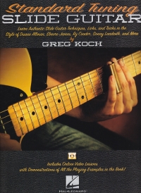 Standard Tuning Slide Guitar Greg Koch Sheet Music Songbook