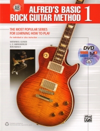 Alfred Basic Rock Guitar Method 1 & Dvd + Online Sheet Music Songbook