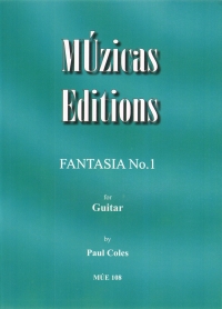 Coles Fantasia No 1 Guitar Sheet Music Songbook