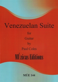 Coles Venezuelan Suite Guitar Sheet Music Songbook