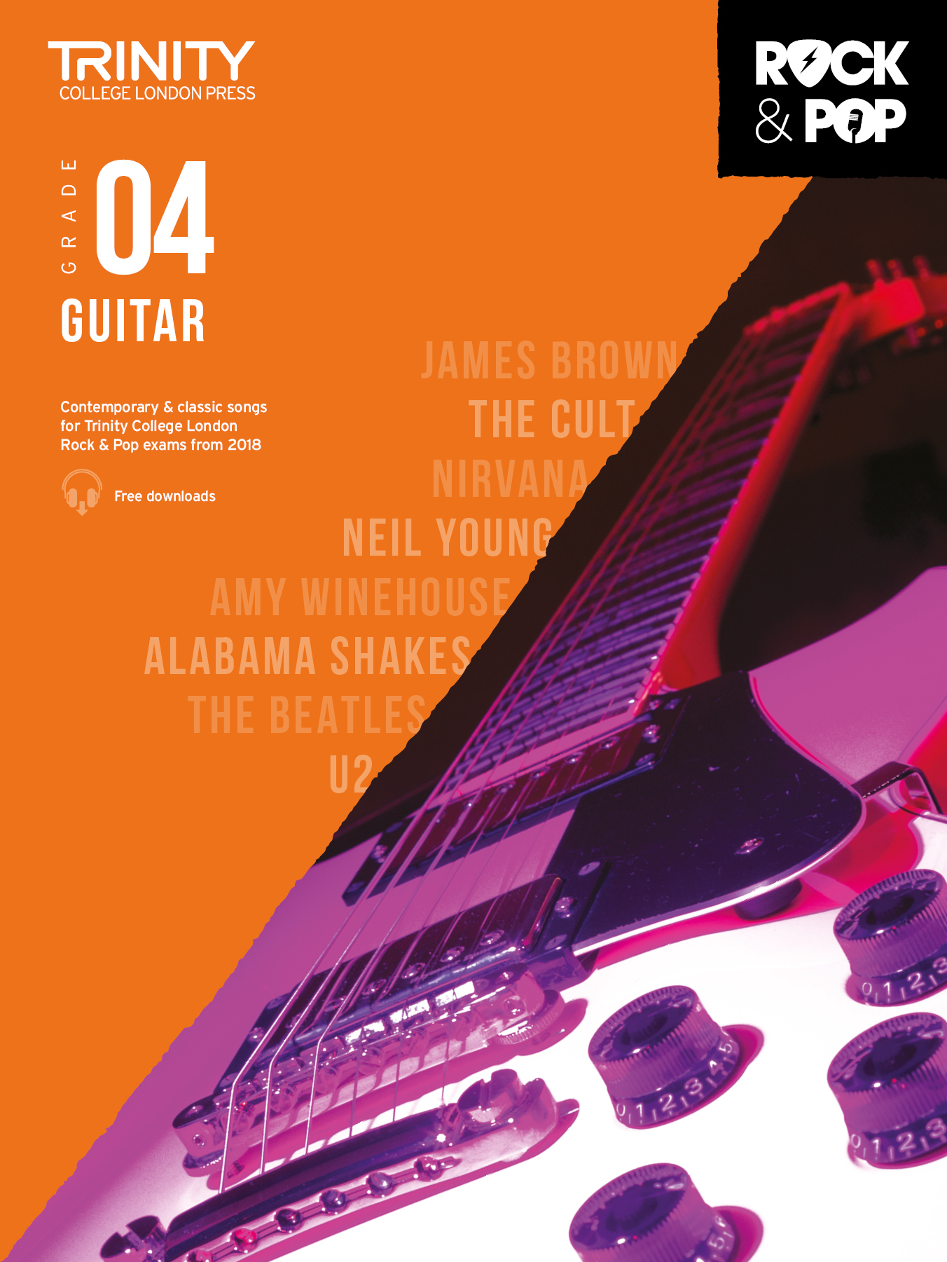 Trinity Rock & Pop 2018 Guitar Grade 4 Sheet Music Songbook