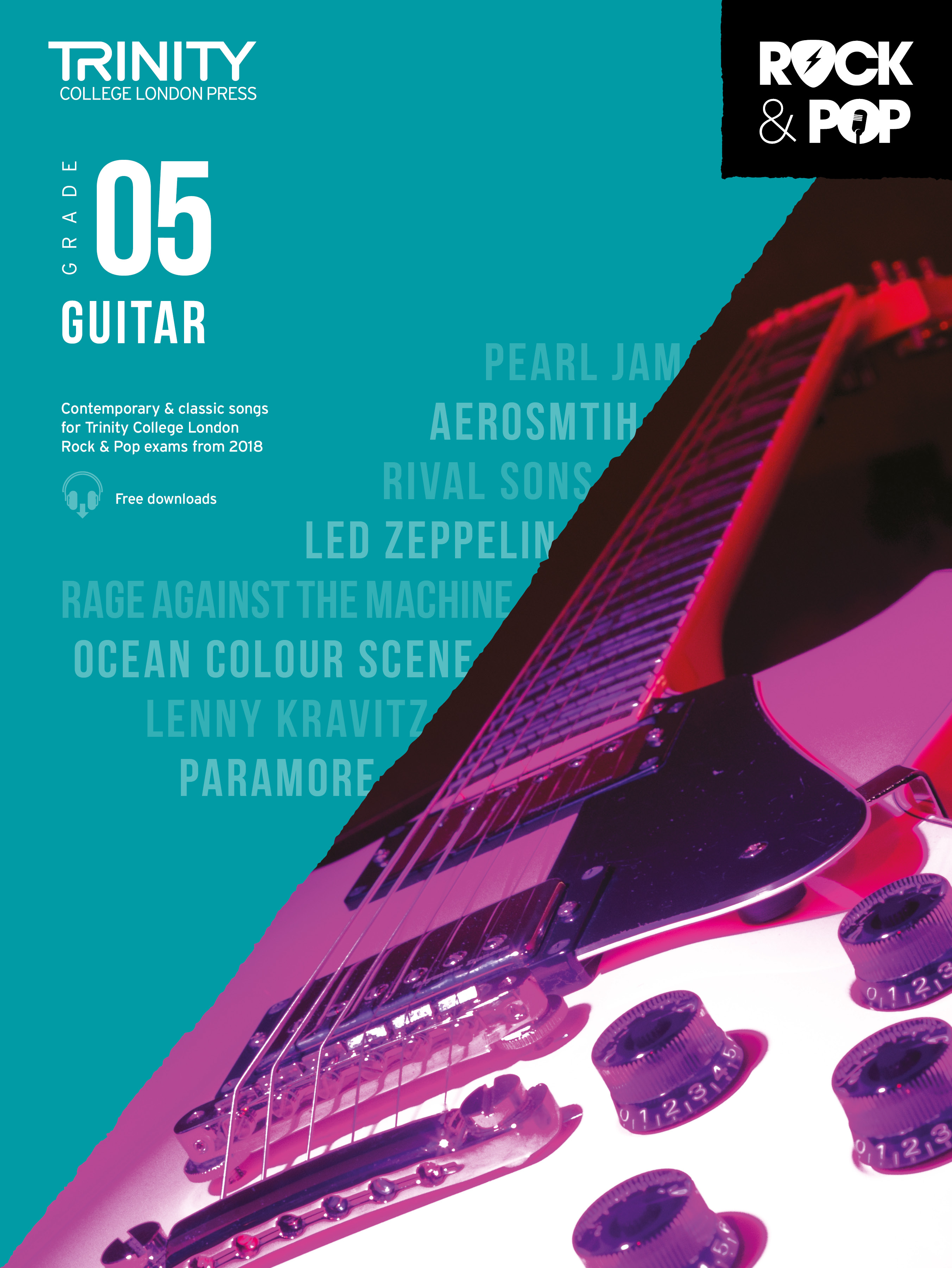 Trinity Rock & Pop 2018 Guitar Grade 5 Sheet Music Songbook