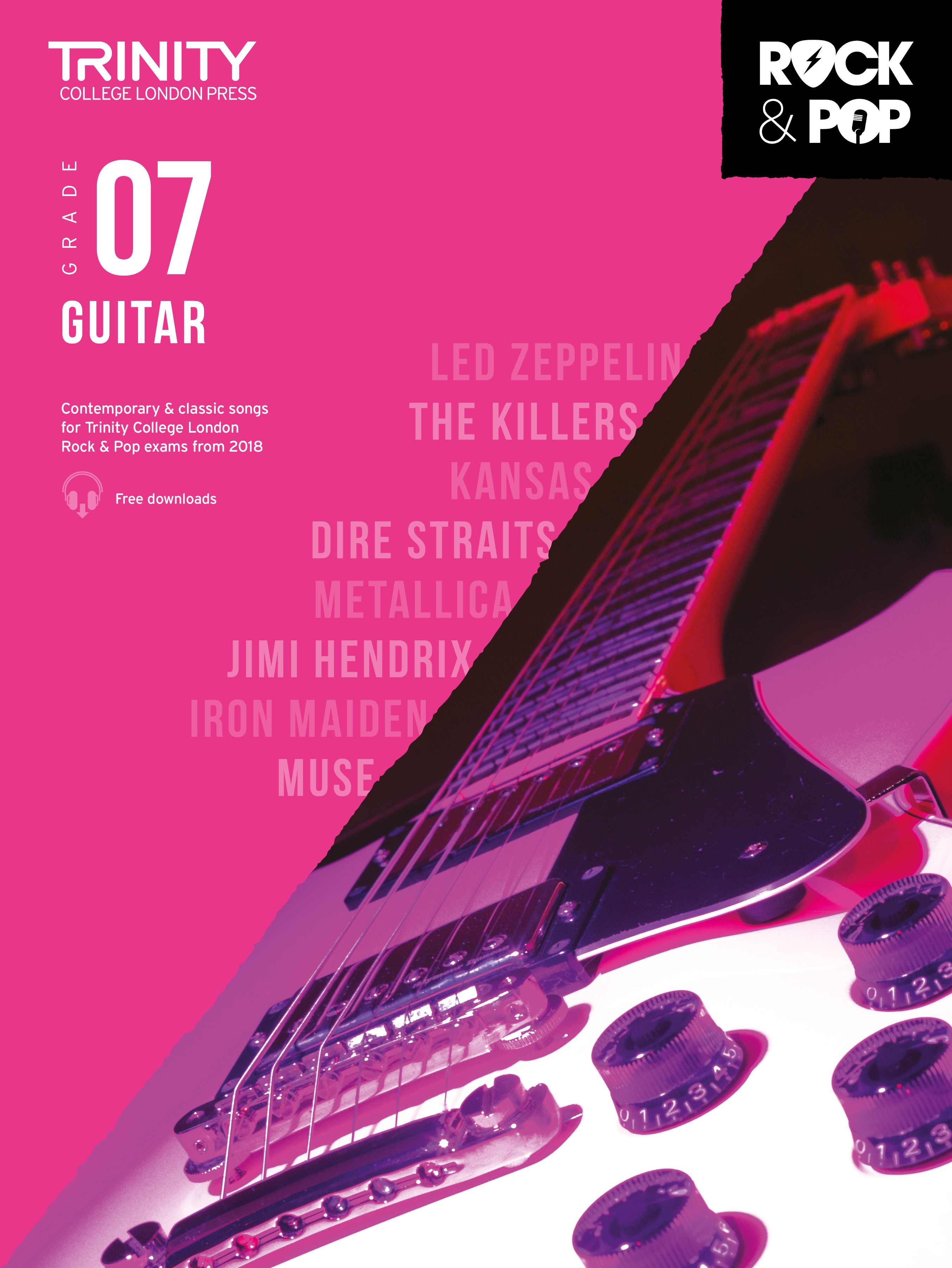 Trinity Rock & Pop 2018 Guitar Grade 7 Sheet Music Songbook