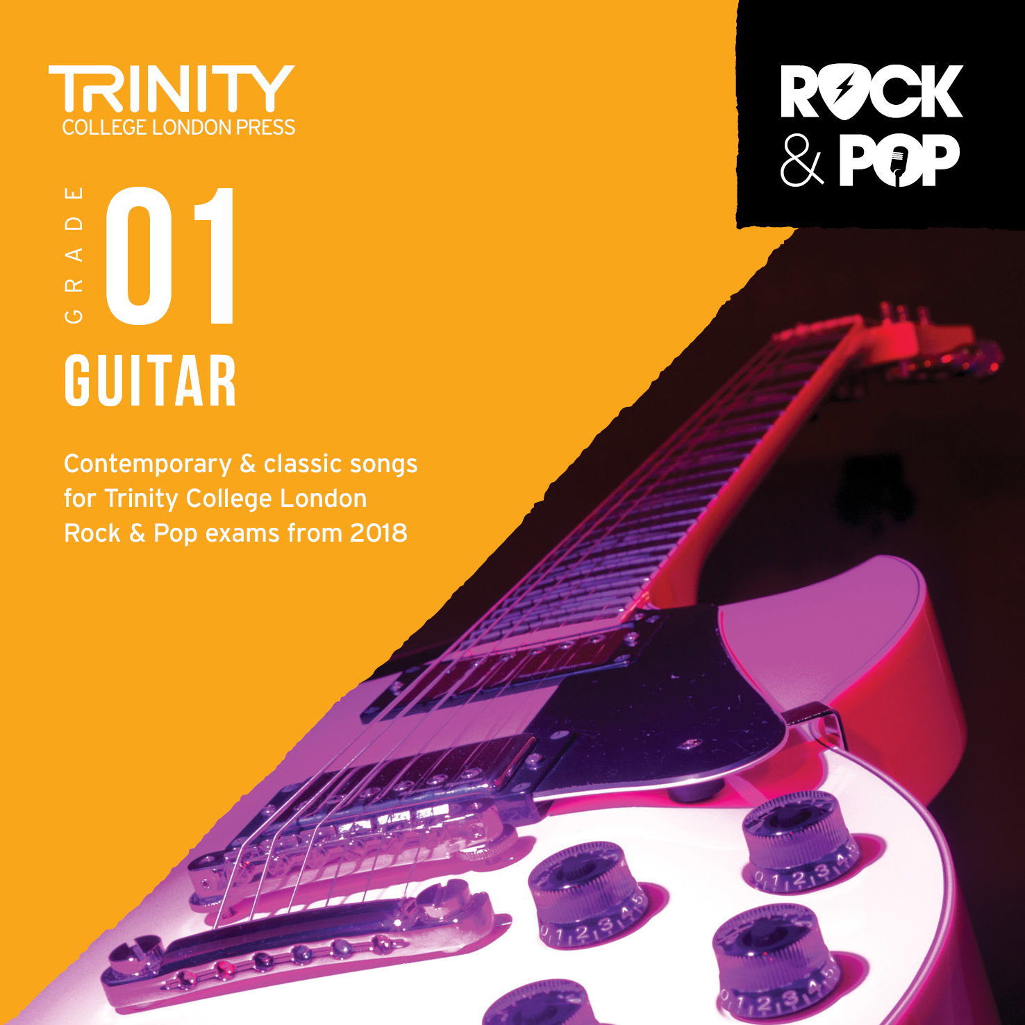 Trinity Rock & Pop 2018 Guitar Grade 1 Cd Sheet Music Songbook