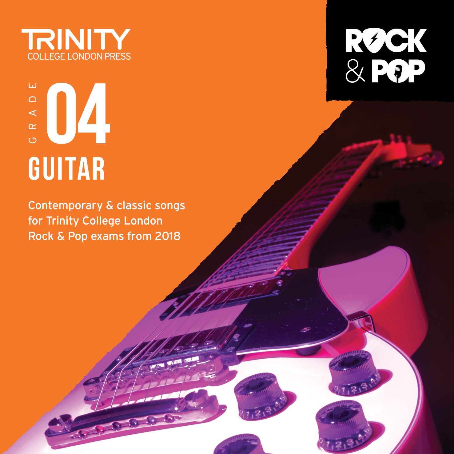 Trinity Rock & Pop 2018 Guitar Grade 4 Cd Sheet Music Songbook