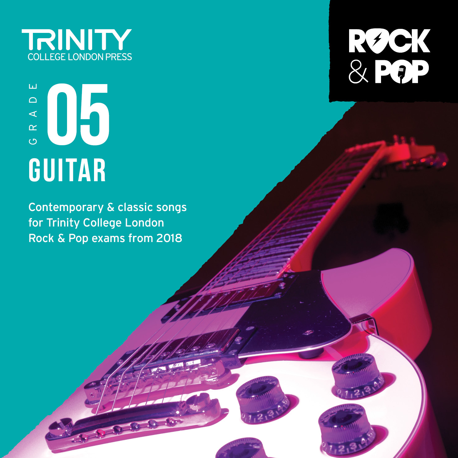 Trinity Rock & Pop 2018 Guitar Grade 5 Cd Sheet Music Songbook