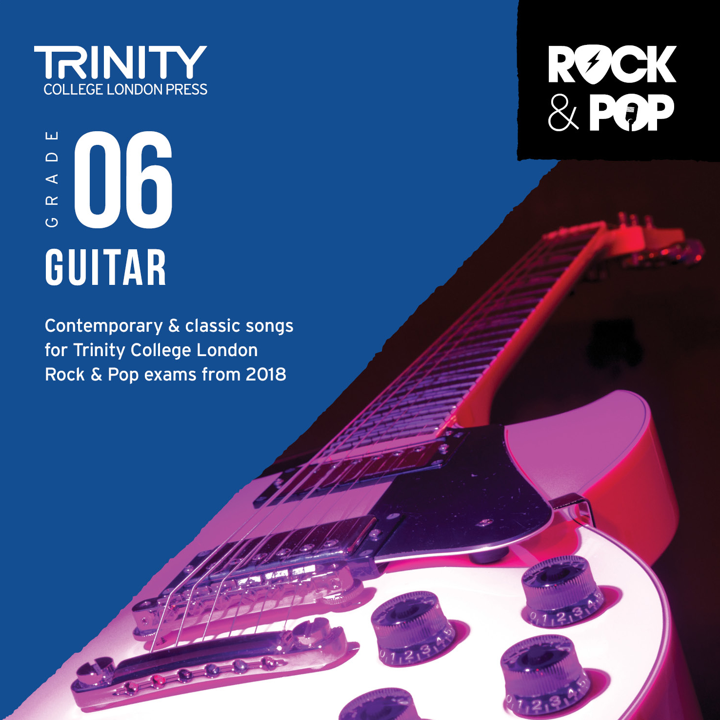 Trinity Rock & Pop 2018 Guitar Grade 6 Cd Sheet Music Songbook