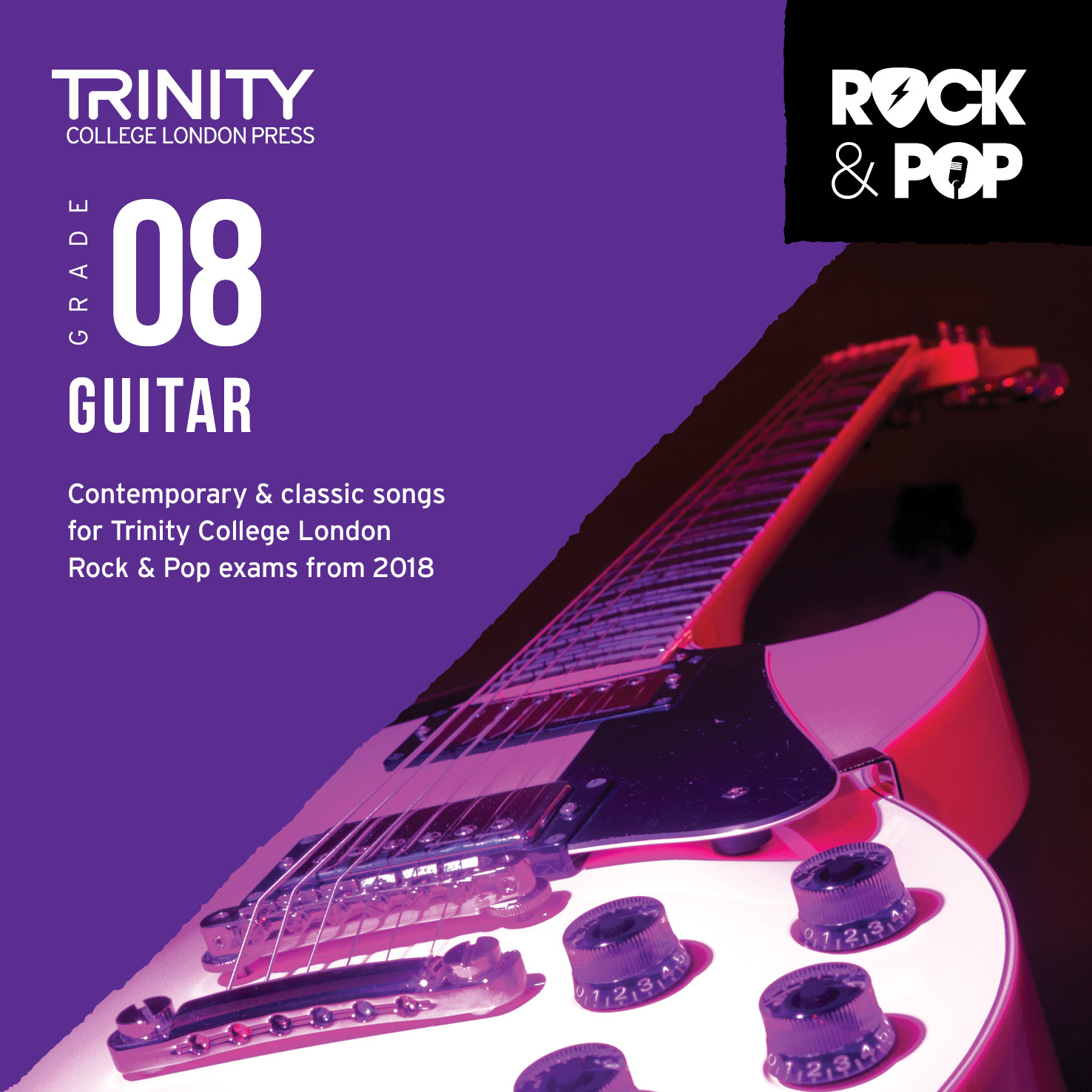 Trinity Rock & Pop 2018 Guitar Grade 8 Cd Sheet Music Songbook