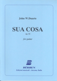 Duarte Sua Cosa Op52 Guitar Sheet Music Songbook