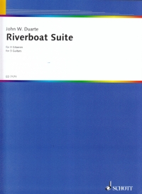 Duarte Riverboat Suite Op94 3 Guitars Sc & Parts Sheet Music Songbook